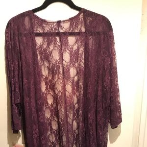 LLR Lindsay, Size M, Plum Lace